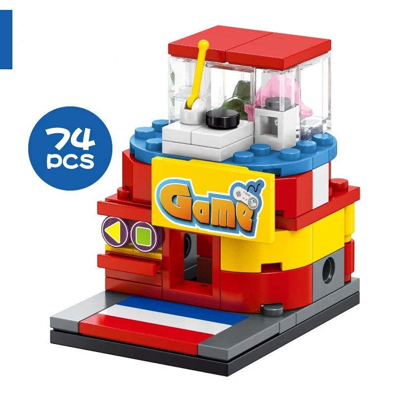 SEMBO 601002-601013 Fruit French Fries Popcorn Shop Candy House