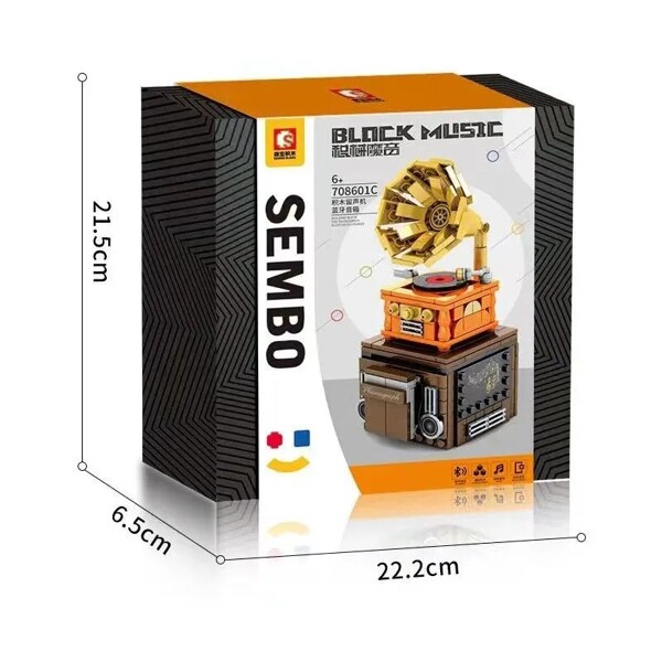 SEMBO 708601C Jiuji Phonograph Bluetooth Speaker