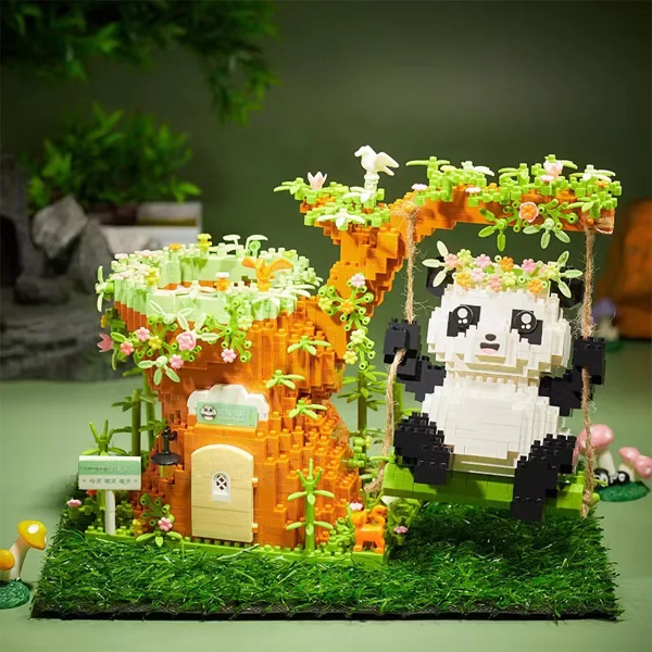 Panda Swing Pen Holder Decoration