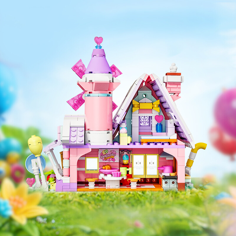 Gudi 52007-52008 Fairy Tale Cafe Dream Candy House