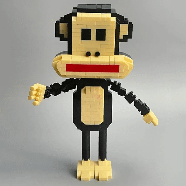 LOZ 9202 Forest Monkey Gorilla Stand Wild Pet