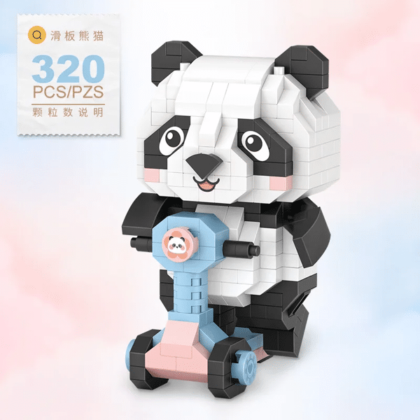 Loz 8601-8828 Cute Panda Dessert Electrical Mini Devices