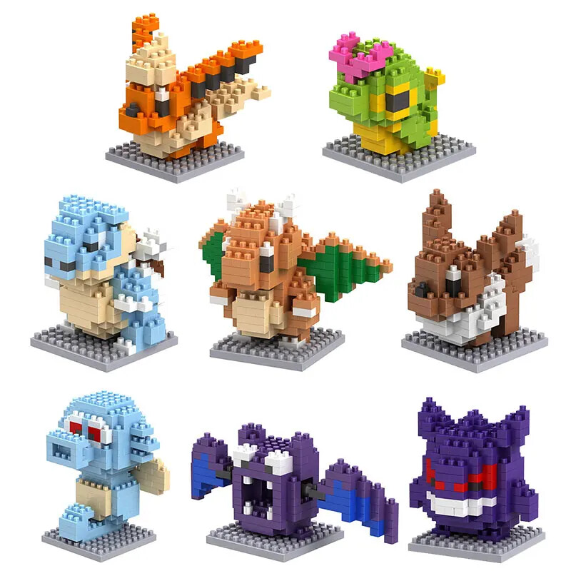 Pokemon Pikachu Small Building Bricks