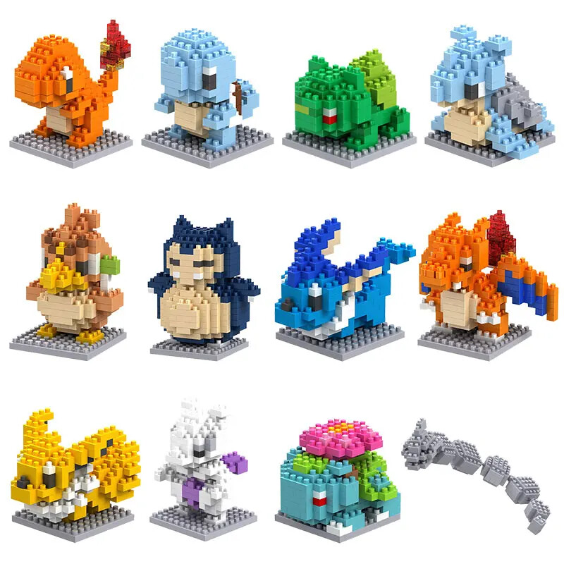 Pokemon Pikachu Small Building Bricks