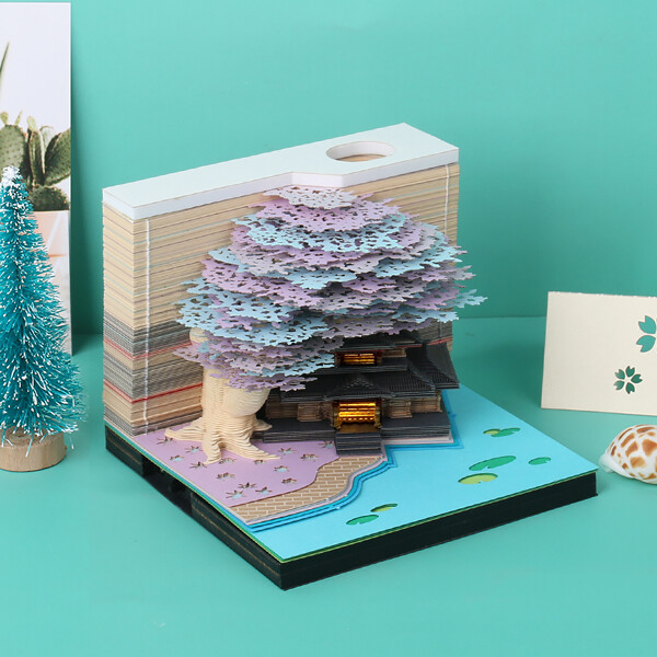 Tree House Omoshiroi Block 3D Memo Pad