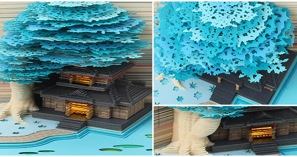 Tree House Omoshiroi Block 3D Memo Pad