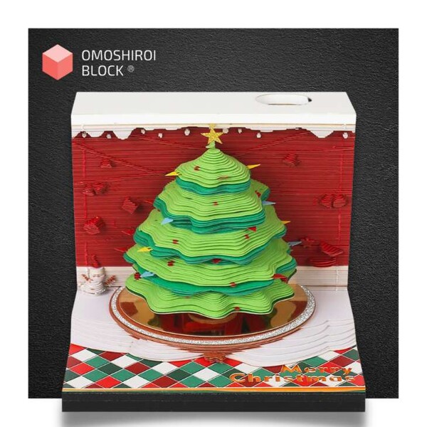 Christmas Pine Tree - ®OMOSHIROI Block