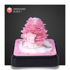 Tree House 3D New Model with Calendar - ®OMOSHIROI Block