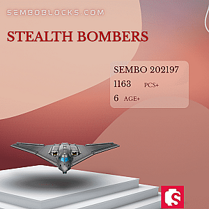 SEMBO 202197 Military Stealth Bombers