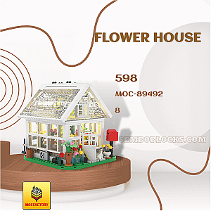 MOC Factory 89492 Creator Expert Flower House