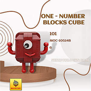 MOC Factory 105148 Creator Expert ONE - Number Blocks Cube