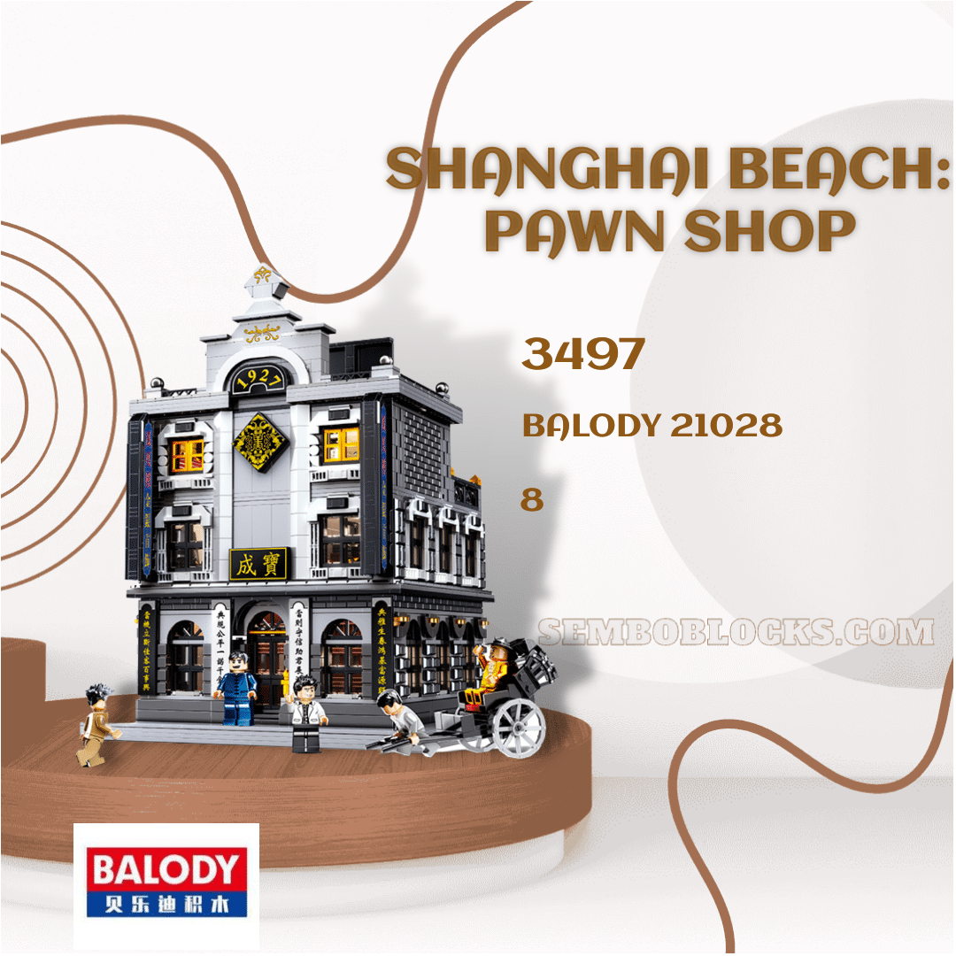 ZHEGAO Creator Expert 00981 Fishing Village Cabin