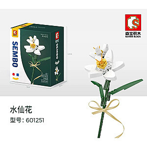 SEMBO 601251 Building Block Flower Shop: Daffodil Creator