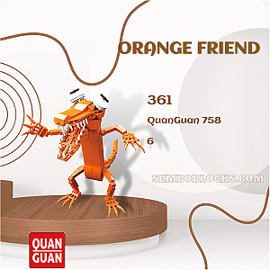 QUANGUAN 758 Creator Expert Orange Friend