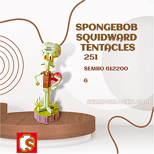 SEMBO 612200 Movies and Games SpongeBob Squidward Tentacles