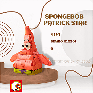 SEMBO 612201 Movies and Games SpongeBob Patrick Star