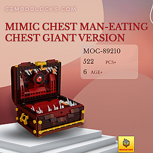 MOC Factory 89210 Movies and Games Mimic Chest Man-Eating Chest Giant Version