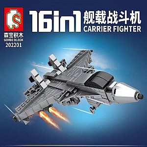 SEMBO 202201-202216 The 16 Types of Carrier Fighters Military