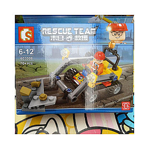 SEMBO 603008 Doomsday Rescue: Lightweight Search And Rescue Forklift Technic