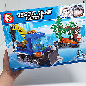 SEMBO 603018 Doomsday Rescue: Snow Clearing Road Technic