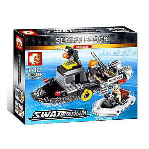 SEMBO 102253 Black Hawk Special Forces: Drive Off At Sea Technic