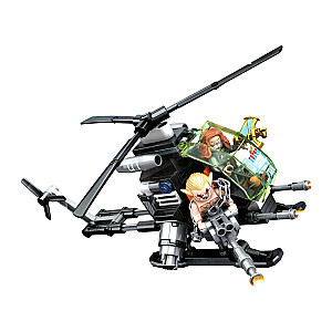 SEMBO 102251 Black Hawk Special Forces: The Villain Helicopter Technic