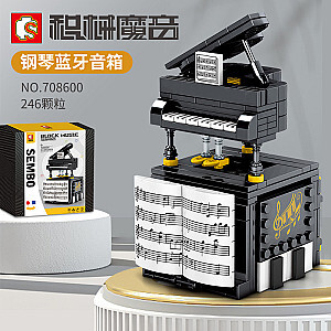 SEMBO 708600C Jackpot Magic Sound: Building Block Piano Bluetooth Speaker Creator