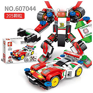 SEMBO 607044 Famous Cars: 4WD Sonic God of War and Stars and Horses Technic
