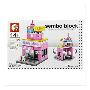 SEMBO SD6031 Mini Street View: Cake Shop Street Scene