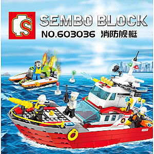 SEMBO 603036 Fire Frontline: Fire Ship Technic