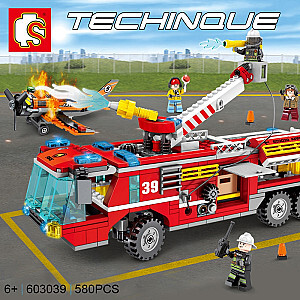 SEMBO 603039 Fire Frontline: Airport Fire Truck Technic