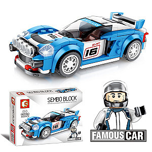 SEMBO 607056 Famous Cars: Lotus Exige R-GT Rally Car Technic