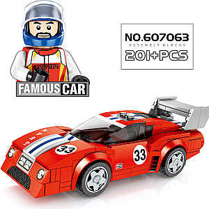 SEMBO 607063 Famous Cars: Ferrari BB512 Le Mans Technic