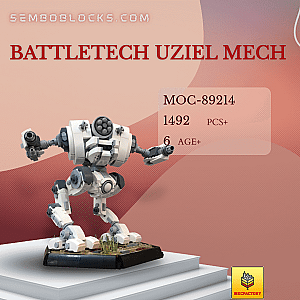 MOC Factory 89214 Movies and Games BattleTech Uziel Mech