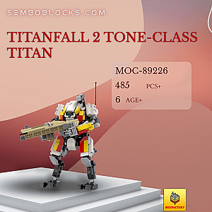 MOC Factory 89226 Movies and Games Titanfall 2 Tone-Class Titan