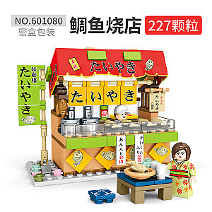 SEMBO 601080 Japanese Street Food Street: Taiyaki Street Scene