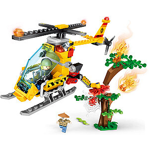 SEMBO 603203A Emergency Helicopters To Block The Fire Source Technic