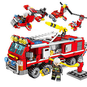 SEMBO 603040 Fire Front: Fire-Fighting Ladder Truck Technic