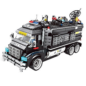 SEMBO 102477  Black Hawk Special Forces: Special Police Mobile Command Base Military