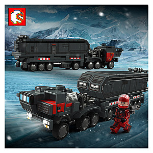 SEMBO 107001 Wandering Earth: CN171-11 Box Carrier CN114-03 Small Military