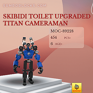 MOC Factory 89228 Movies and Games Skibidi Toilet Upgraded Titan Cameraman