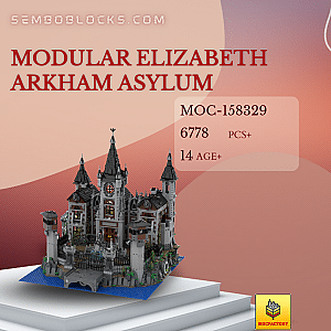 MOC Factory 158329 Modular Building Modular Elizabeth Arkham Asylum