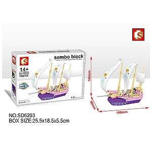 SEMBO SD6203 Building Block Boat Dream Creator
