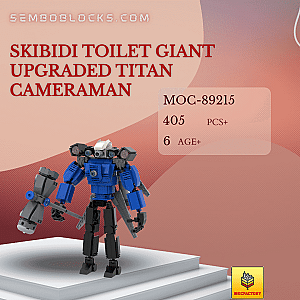 MOC Factory 89215 Movies and Games Skibidi Toilet Giant Upgraded Titan Cameraman