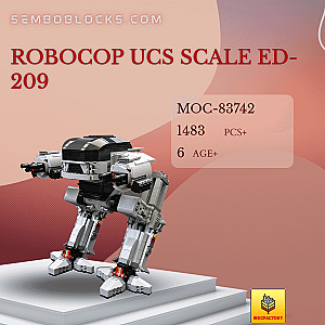 MOC Factory 83742 Movies and Games RoboCop UCS scale ED-209