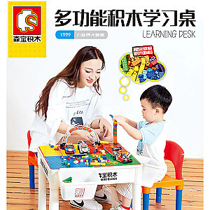 SEMBO S1999  Senbao Multifunctional Building Block Learning Table Game Table Creator