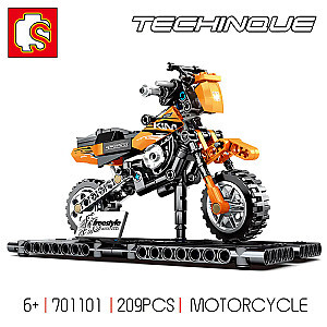 SEMBO 701101 Building Block Car Model: KTM Off-Road Motorcycle Technic