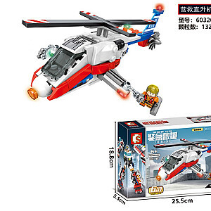 SEMBO 603202D Rescue Helicopters Technic