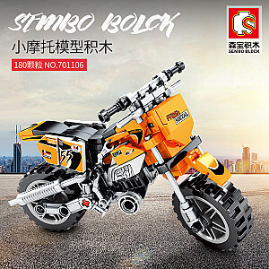 SEMBO 701106 Bike Motor Techinque Finger Yellow Motorcycle Technic