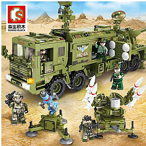 SEMBO 105780 Jagged Heavy Equipment: Lu Shield Air Defense and Missile Defense System Military